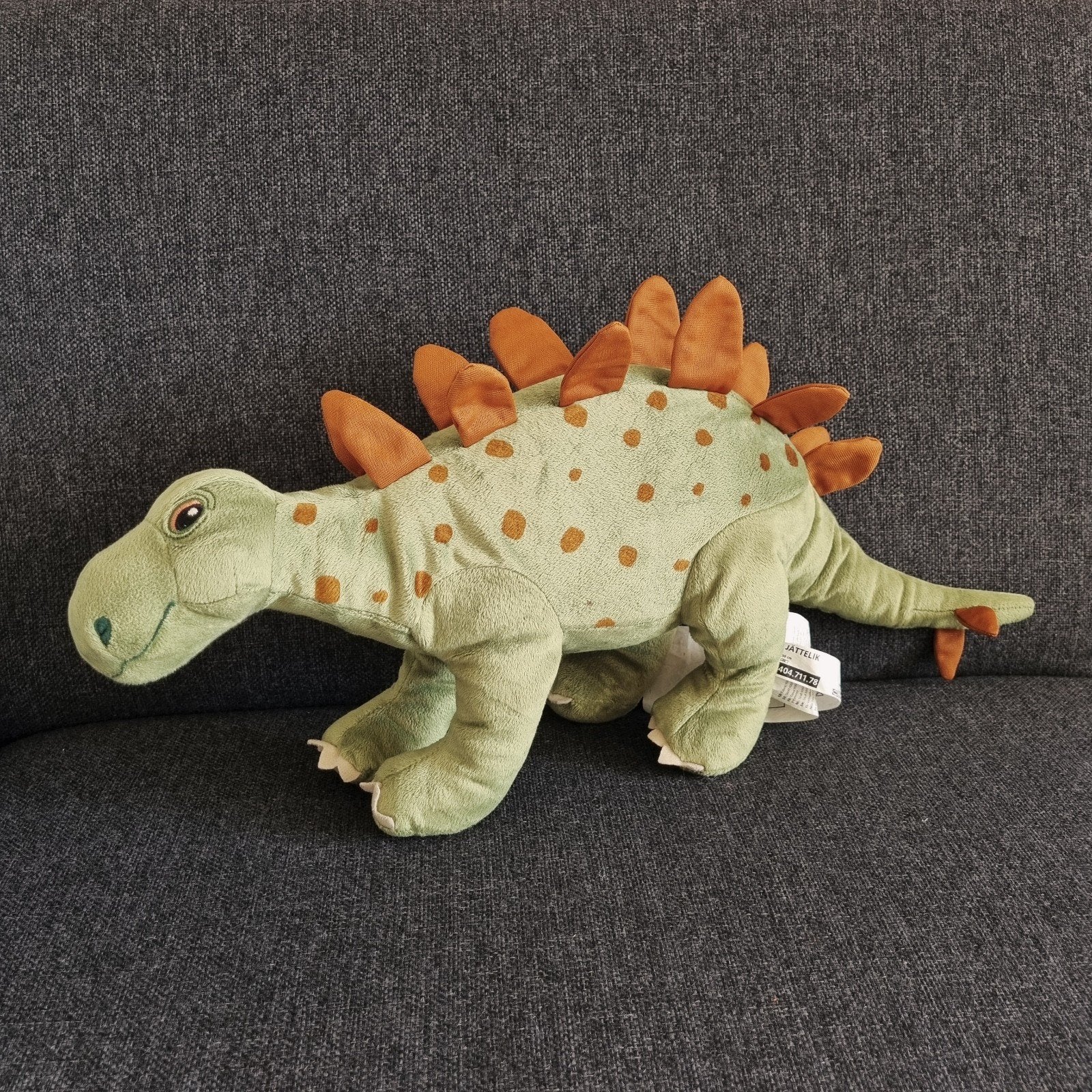 Ikea jattelik stegosaurus dinosaurus groene dino, Ophalen of Verzenden, Overige typen