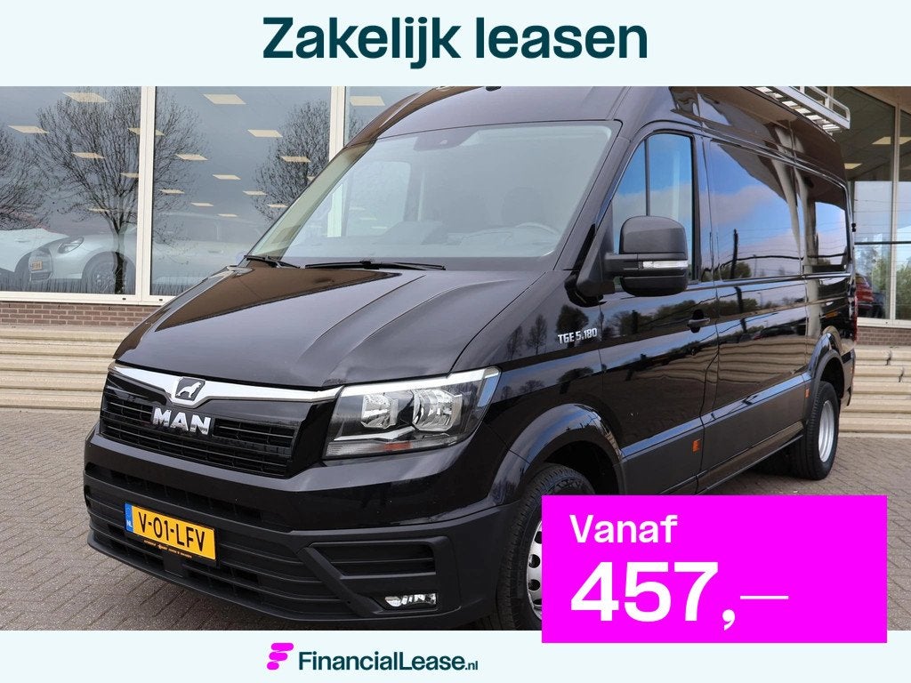 MAN TGE 50 5.180 2.0 180 PK AUT. DUBBEL LUCHT + 3500 KG TH +, Automaat, Gebruikt, Euro 6, 4 cilinders