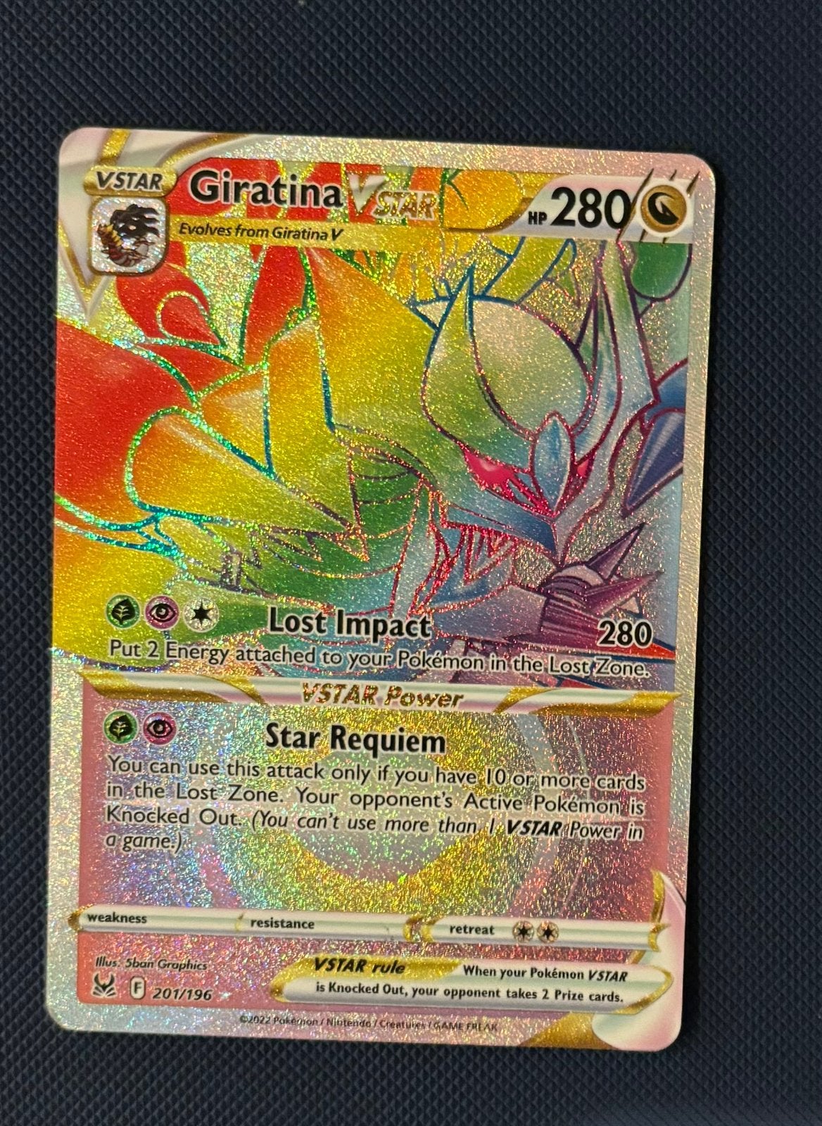 Giratina Vstar Rainbow, Ophalen, Zo goed als nieuw