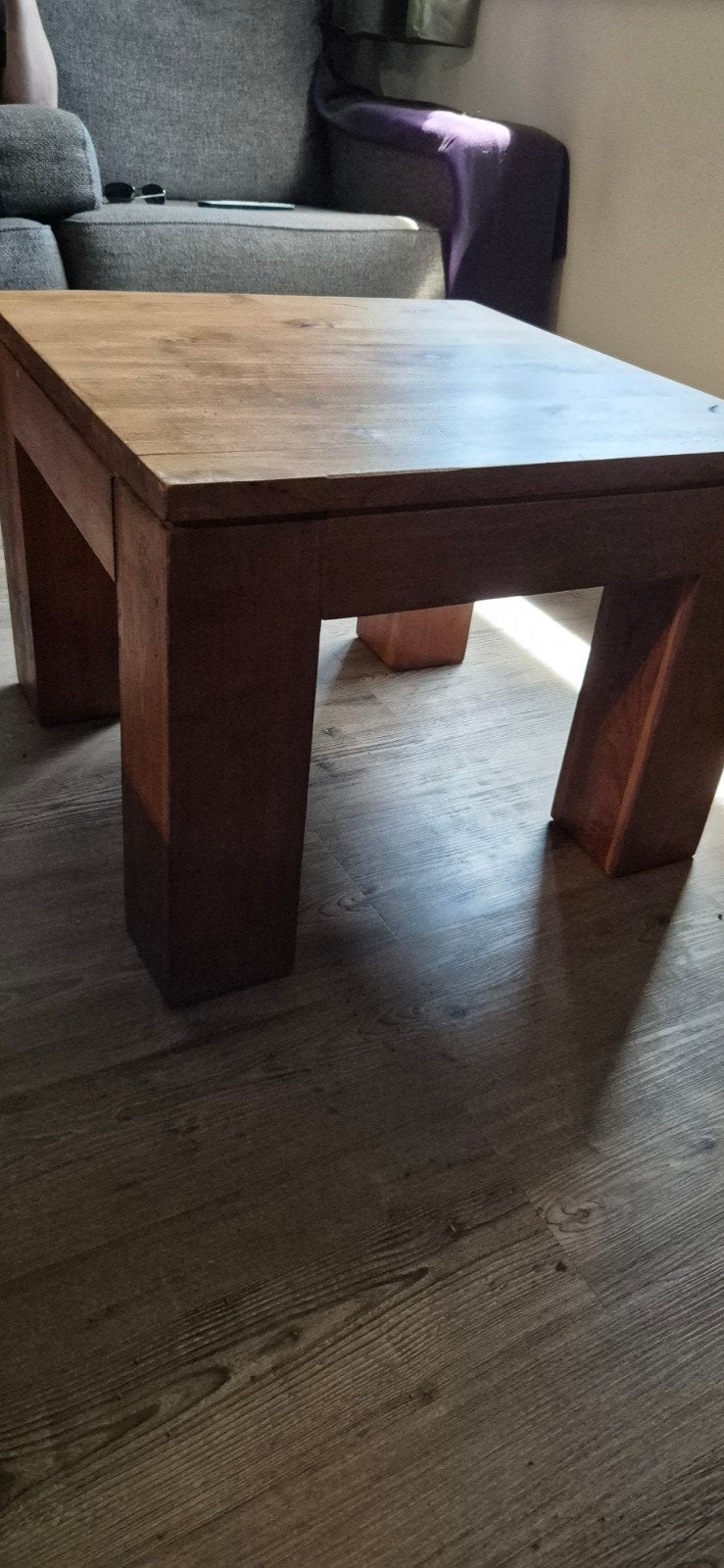 Salontafel 60x60 cm - Houten Bijzettafel, Huis en Inrichting, Ophalen
