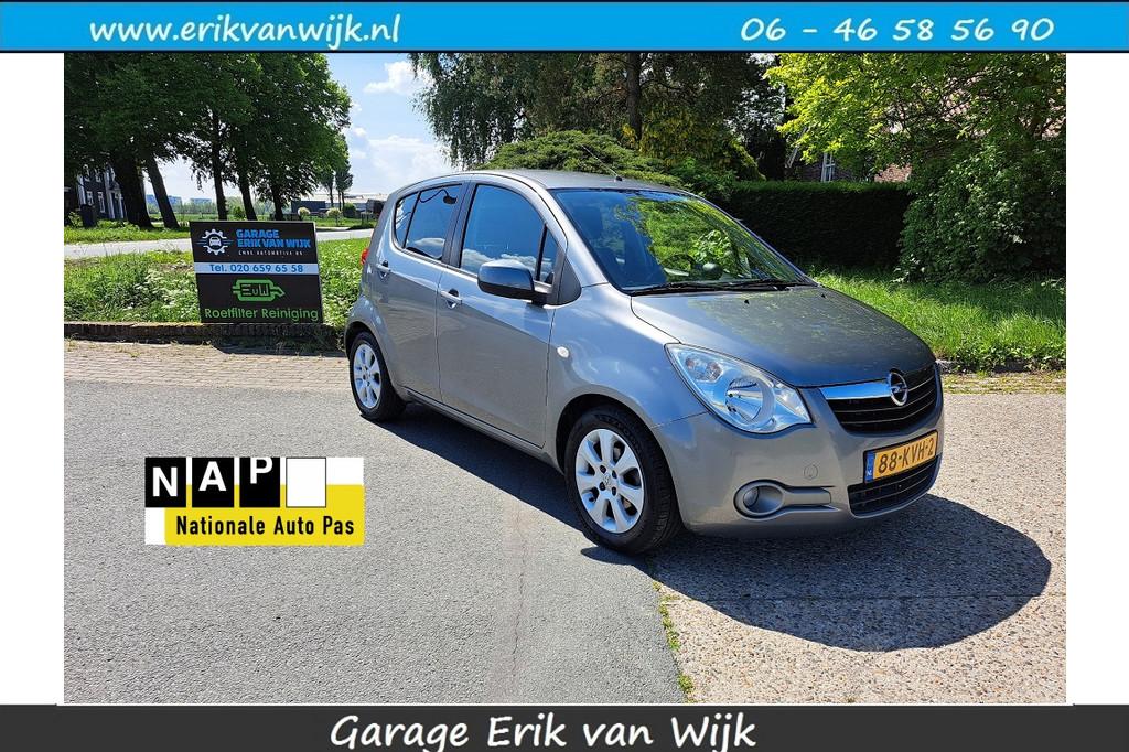 Opel Agila 1.2 Edition Style 5 Deurs Airco (bj 2010), Auto's, Opel, Bedrijf, Te koop, Agila, ABS, Airbags, Airconditioning, Alarm