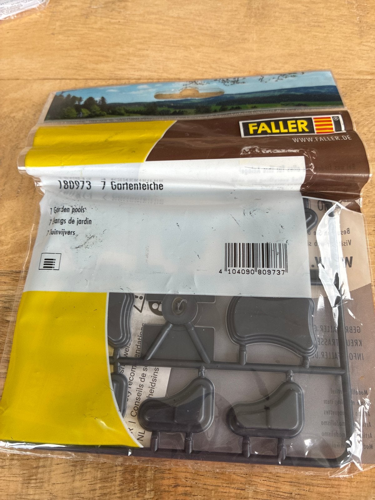Faller 180973 7 Tuinvijvers Modelbouw, Ophalen, Nieuw, 1:50 tot 1:144