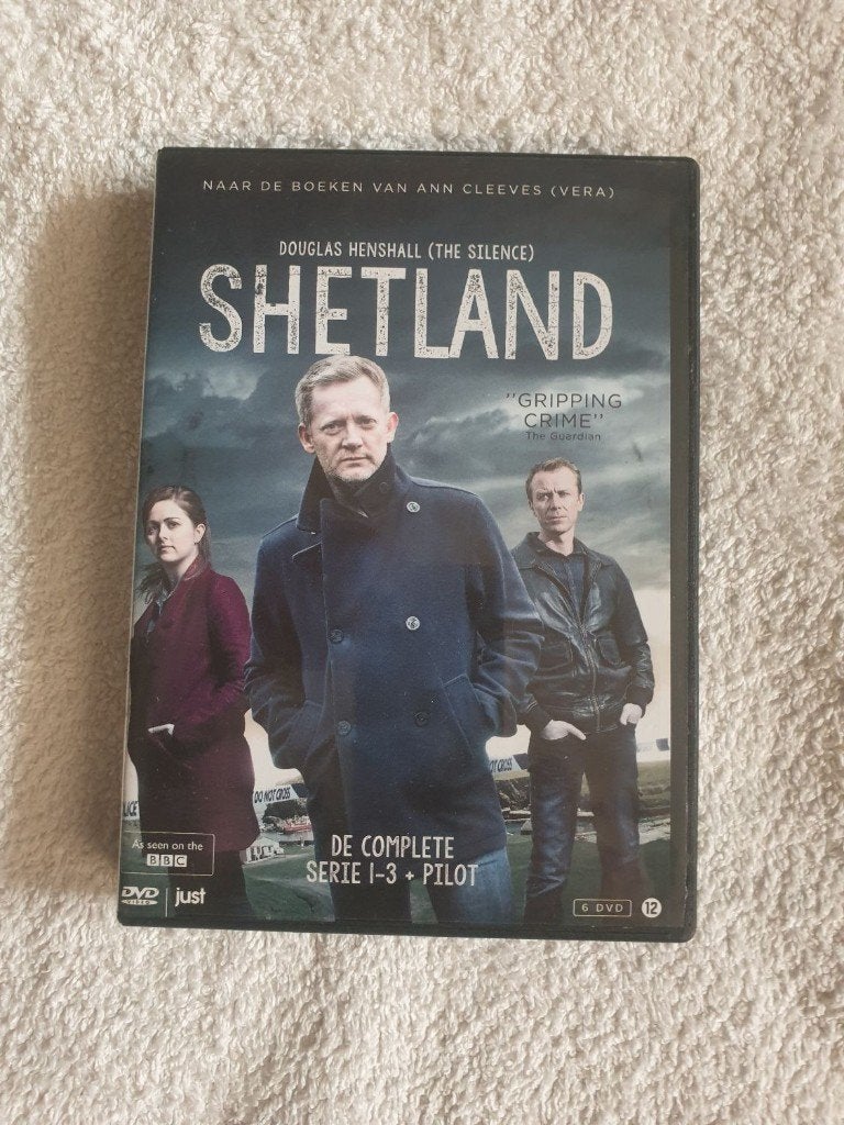 Shetland 1 t/m 4  6xDVD Tv en Series. NL Ondertiteld, Engels, Misdaad, Alle leeftijden, Nederlands
