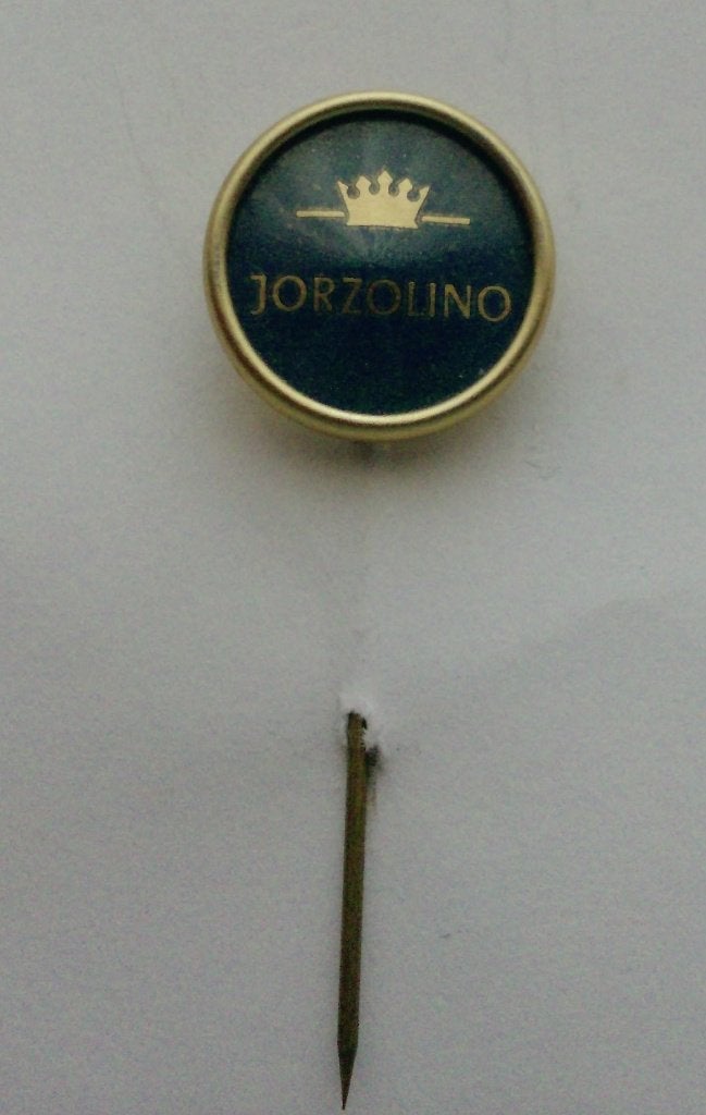 Speldje Jorzolino keukentextiel, Verzamelen, Ophalen of Verzenden, Zo goed als nieuw, Merk, Speldje of Pin