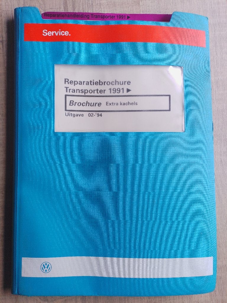 Vw Transporter T4 Dealer werkplaatsboek Extra verwarming, Ophalen of Verzenden, Gelezen, Volkswagen