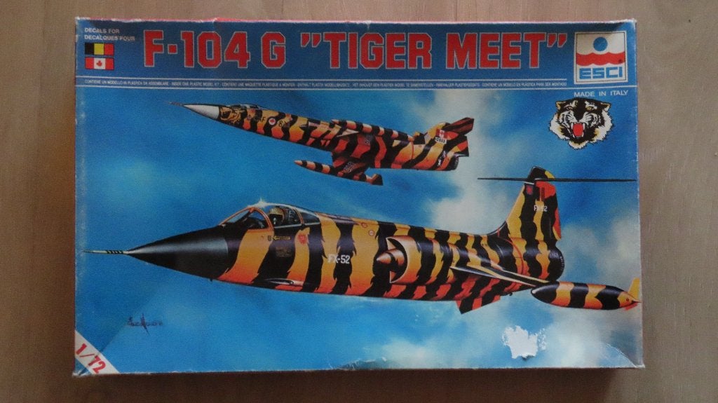F-104G Starfighter 'Tiger Meet' Esci 1/72, Overige merken, 1:72 tot 1:144, Nieuw, Ophalen of Verzenden