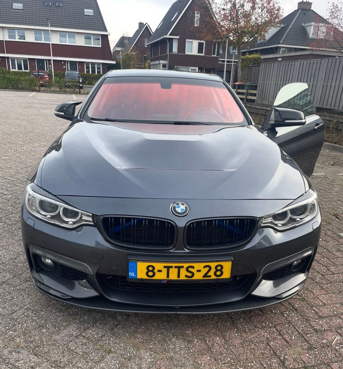 BMW 4-Serie 420IA 2.0 2014 Grijs, Auto's, Achterwielaandrijving, 4 stoelen, Origineel Nederlands, 75 €/maand
