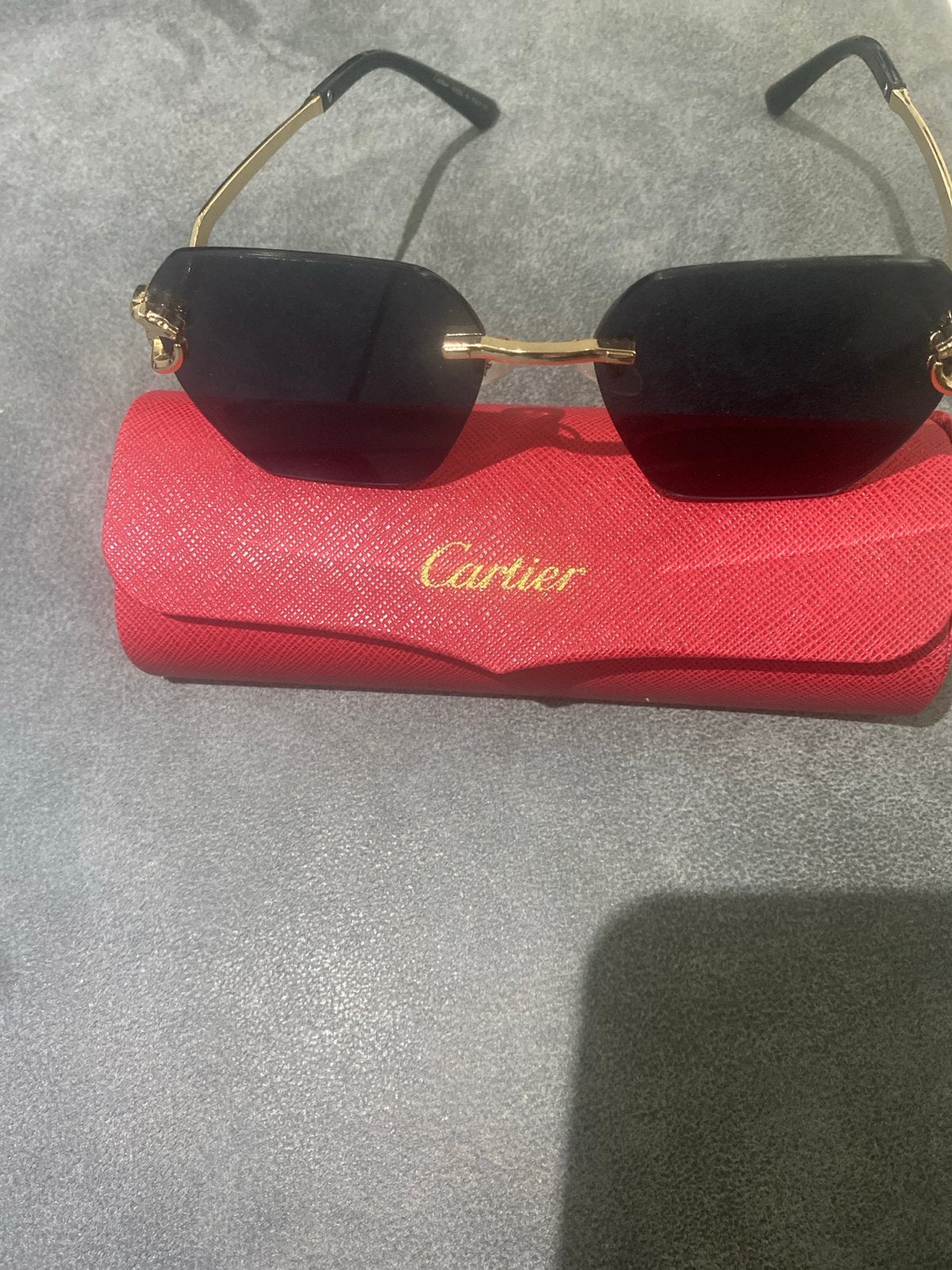 Nieuwe Cartier bril met etui, Overige merken, Zwart, Nieuw, Ophalen of Verzenden