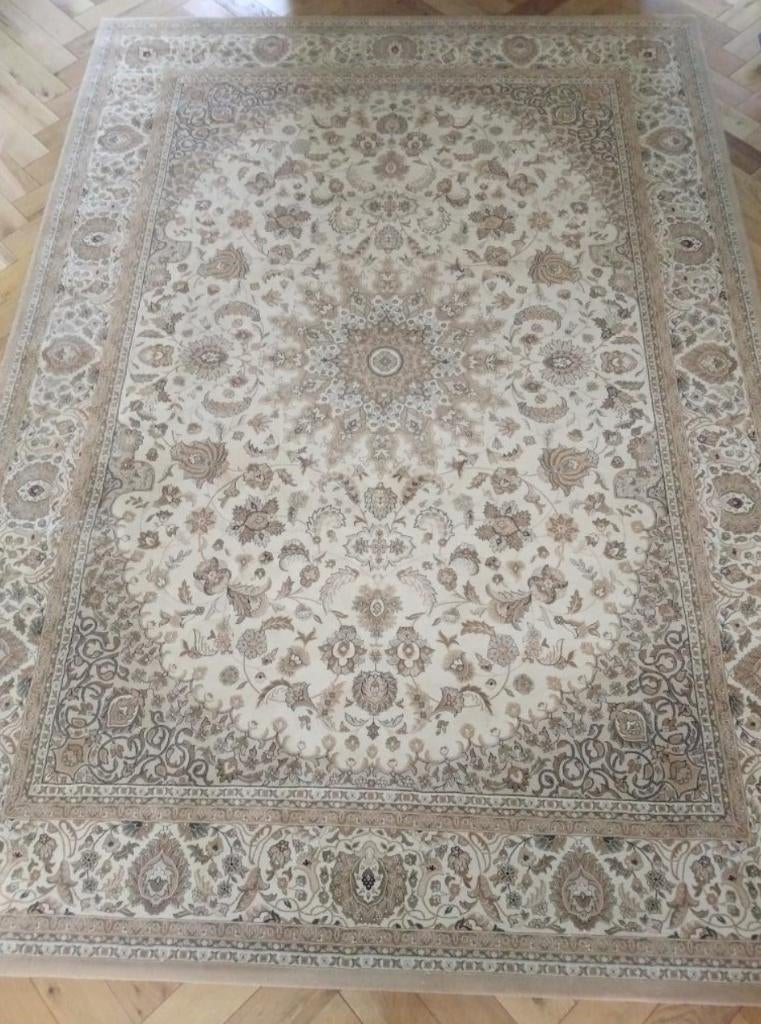 Perzisch Nain tapijt – 331 x 236 cm, Ophalen, Gebruikt, Bruin, Perzisch, Nain