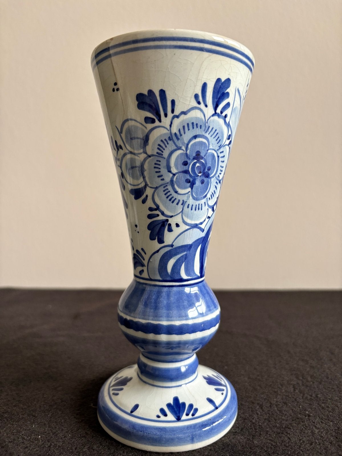 Delfts Blauw Vaasje - Handgeschilderd Holland, Ophalen of Verzenden
