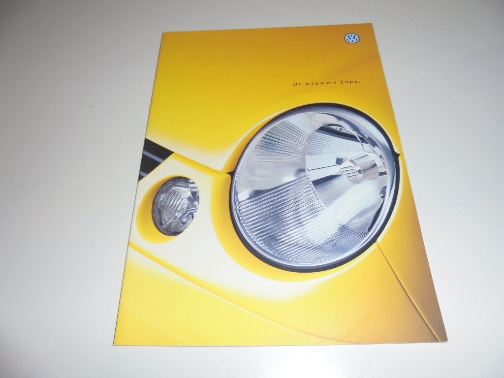 brochure Volkswagen Lupo  1999, Ophalen of Verzenden, Nieuw, Volkswagen