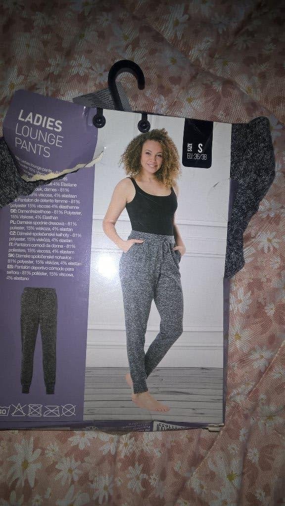 NIEUW LOUNGEBROEK JOGGINGBROEK YOGABROEK GRIJS S, Kleding | Dames, Ophalen, Nieuw, Maat 36 (S), Grijs