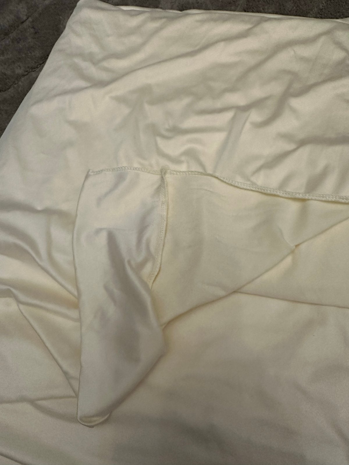 Crème Jersey Stof - 440x180cm, Hobby en Vrije tijd, Stoffen en Lappen, Overige materialen, 120 cm of meer, Beige, 200 cm of meer