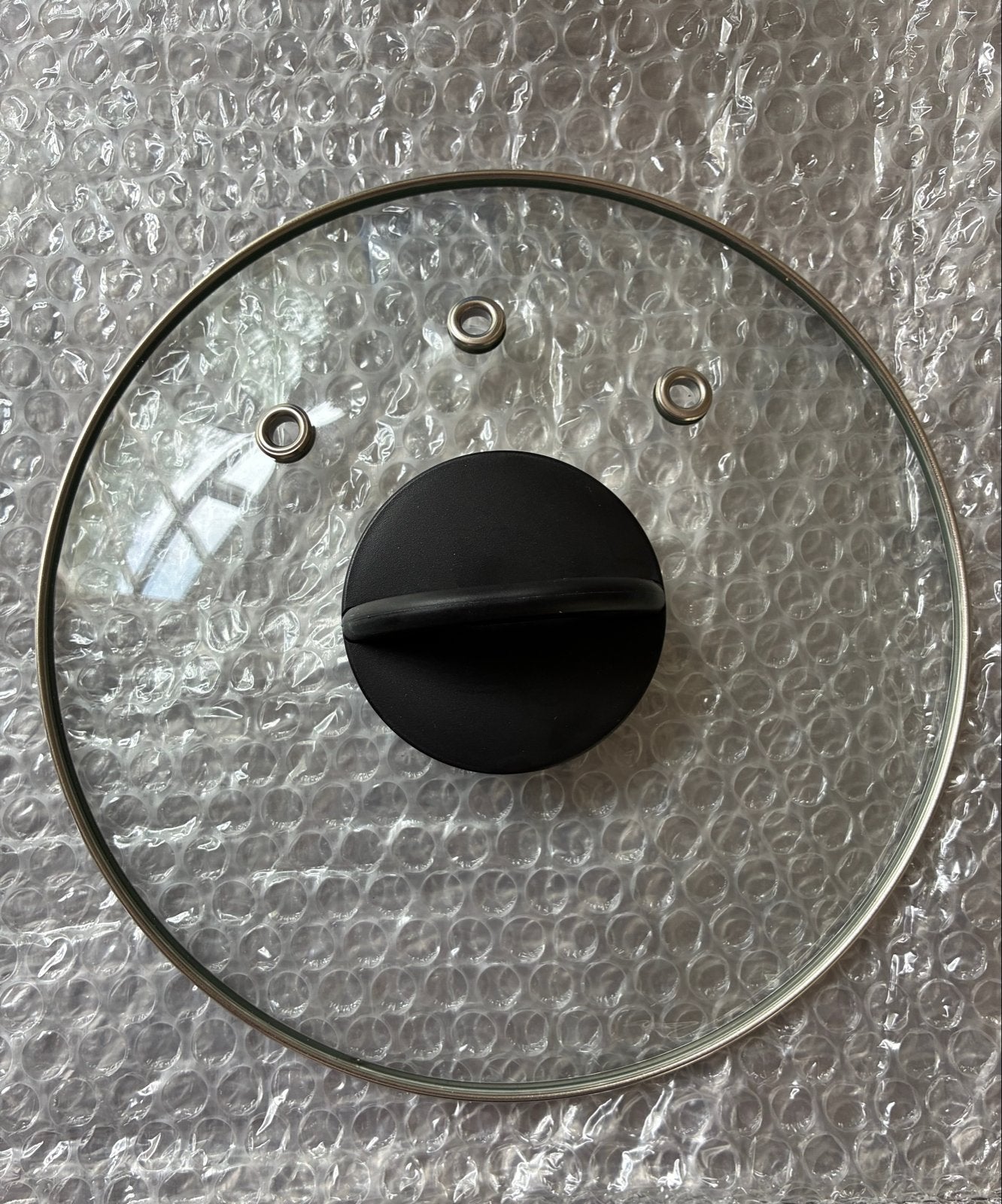 Tefal Glazen deksel van rijstkoker - 21cm diameter, Nieuw, Ophalen of Verzenden, Zwart, Overige merken