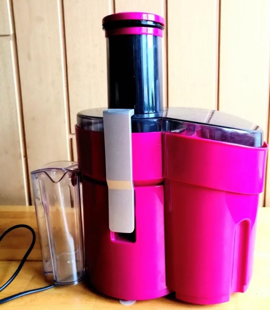 Roze sapcentrifuge - bijna nieuw, Ophalen of Verzenden, Zo goed als nieuw, Elektrisch, Sapcentrifuge
