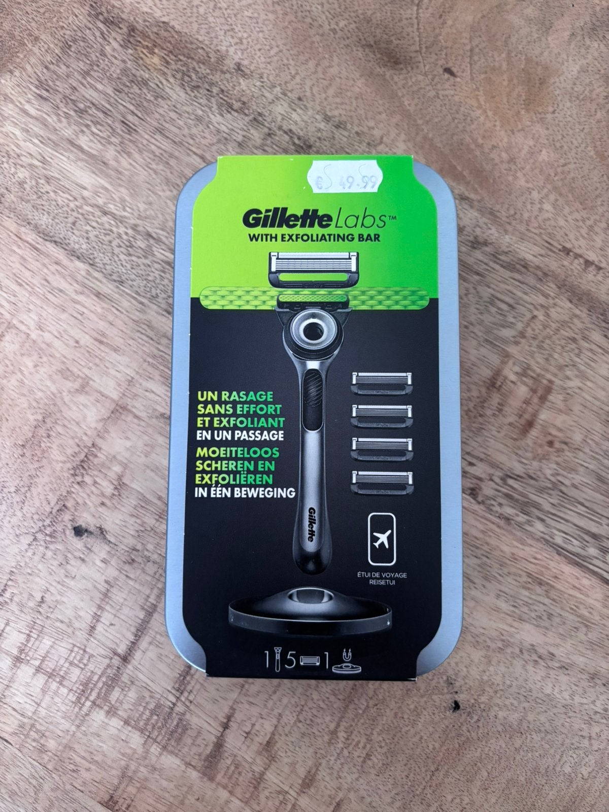 Nieuw: Gillette Labs Scheersysteem + 5 Navulmesjes, Ophalen of Verzenden, Nieuw, Gehele gezicht, Verzorging