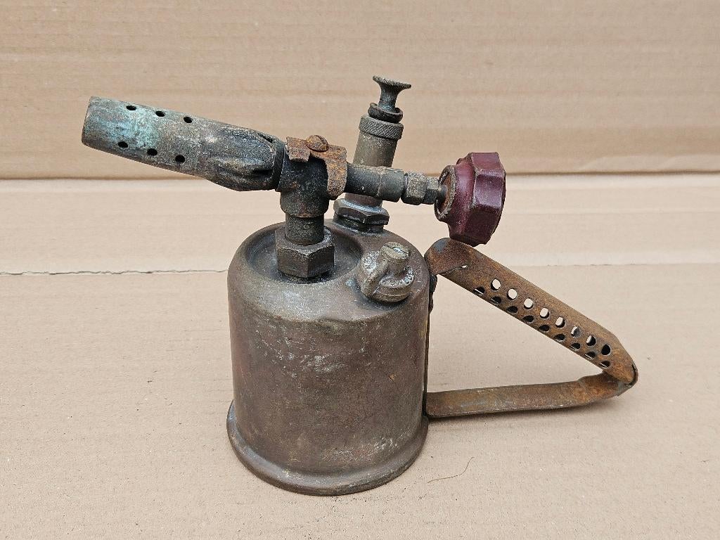 Antieke benzinebrander / verfbrandertje Lot nr. 9, Ophalen of Verzenden