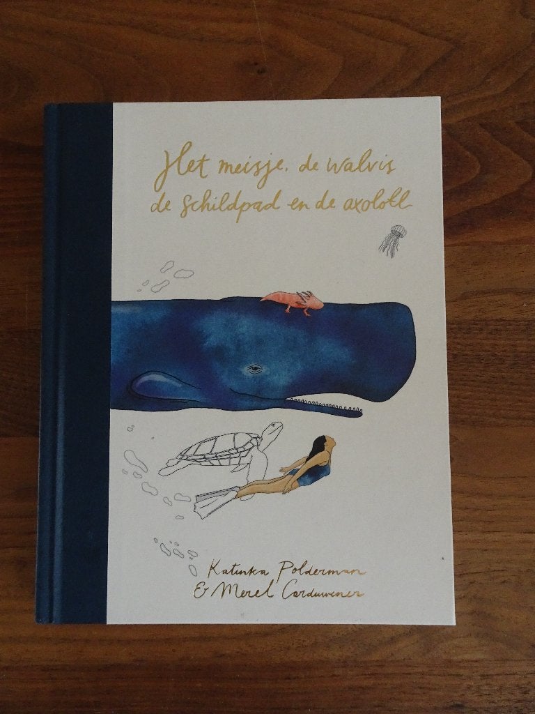 Het meisje , de walvis, de schilpad en de axolotl Polderman, Boeken, Ophalen of Verzenden, Zo goed als nieuw, Fictie algemeen