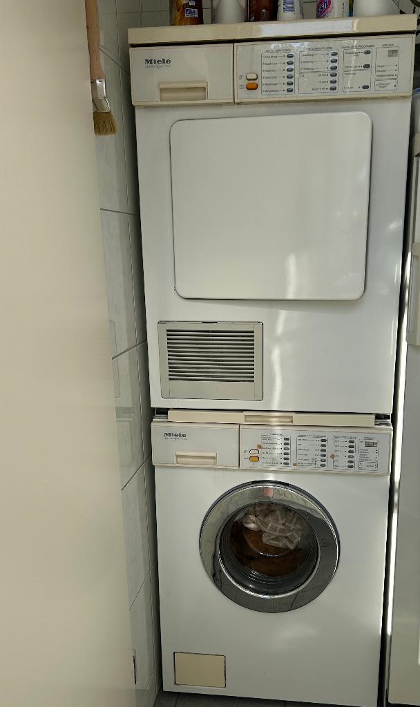 Te koop wasmachine en condensdroger., 4 tot 6 kg, Ophalen, Gebruikt, 85 tot 90 cm