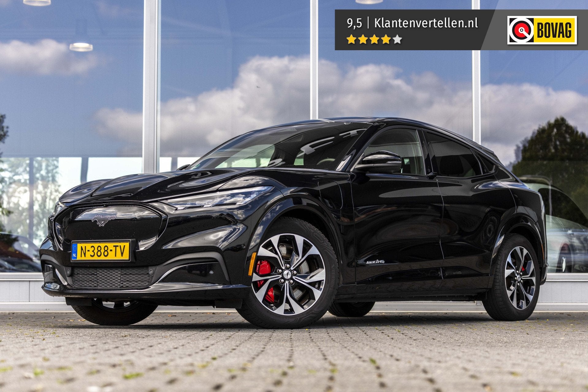 Ford Mustang Mach-E AWD 75 kWh | Pano | B&O | Camera, Auto's, 12 maanden, Gebruikt, 750 kg, Mustang