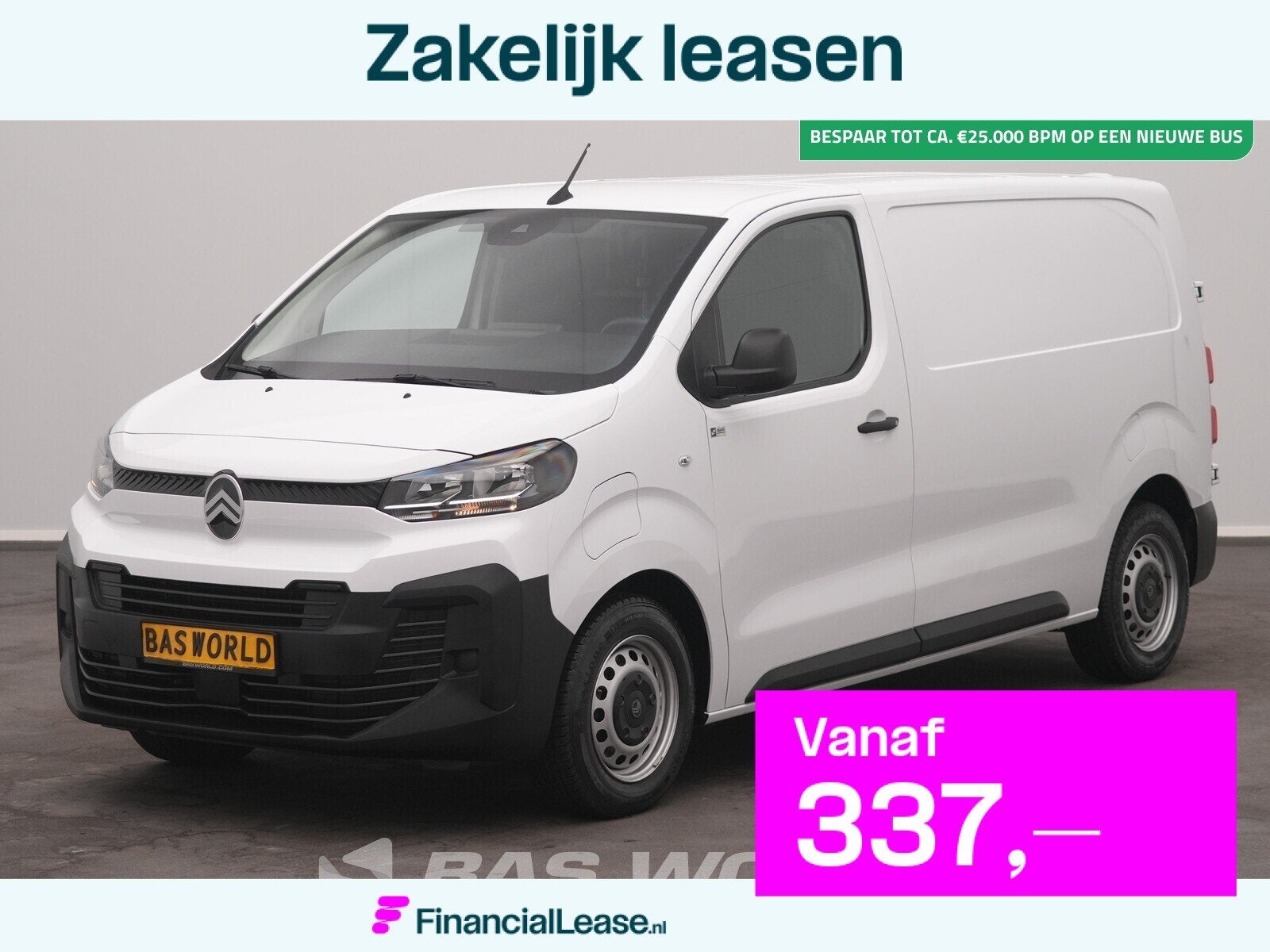 Citroën e-Jumpy 136pk Nwe model 50kWh WLTP 230km 100% Elekt, Automaat, Gebruikt, Euro 6, Citroën