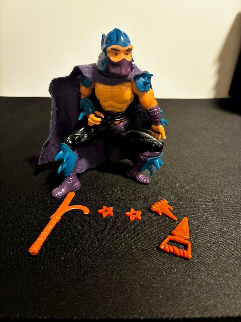 Shredder TMNT actiefiguur Playmates Toys 1988, Ophalen of Verzenden, Gebruikt