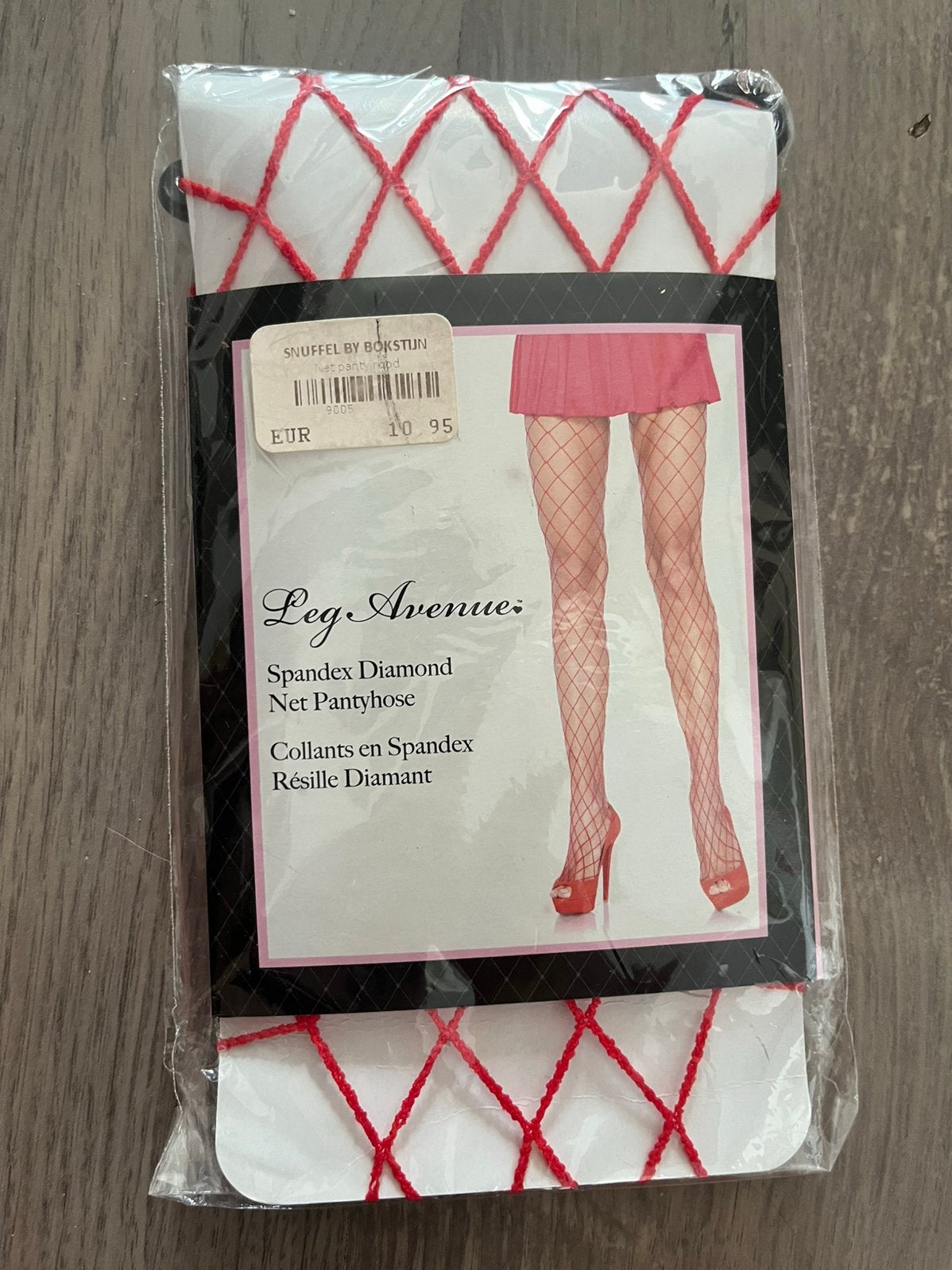 Nieuwe Leg Avenue rode visnet panty (onesize), Kleding | Dames, Ophalen of Verzenden, Rood, Body of Korset