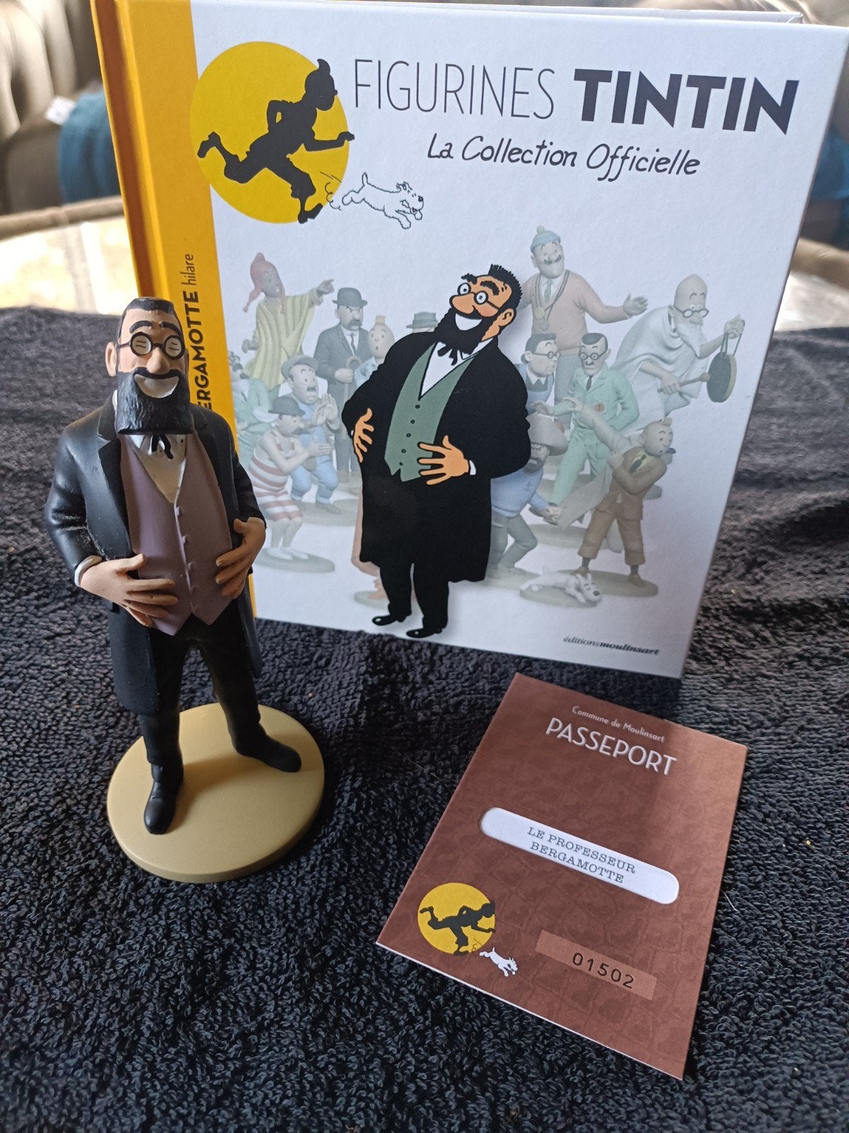Kuifje Figuur Professor Bergamotte - De 7 Kristallen Bollen, Ophalen of Verzenden, Zo goed als nieuw