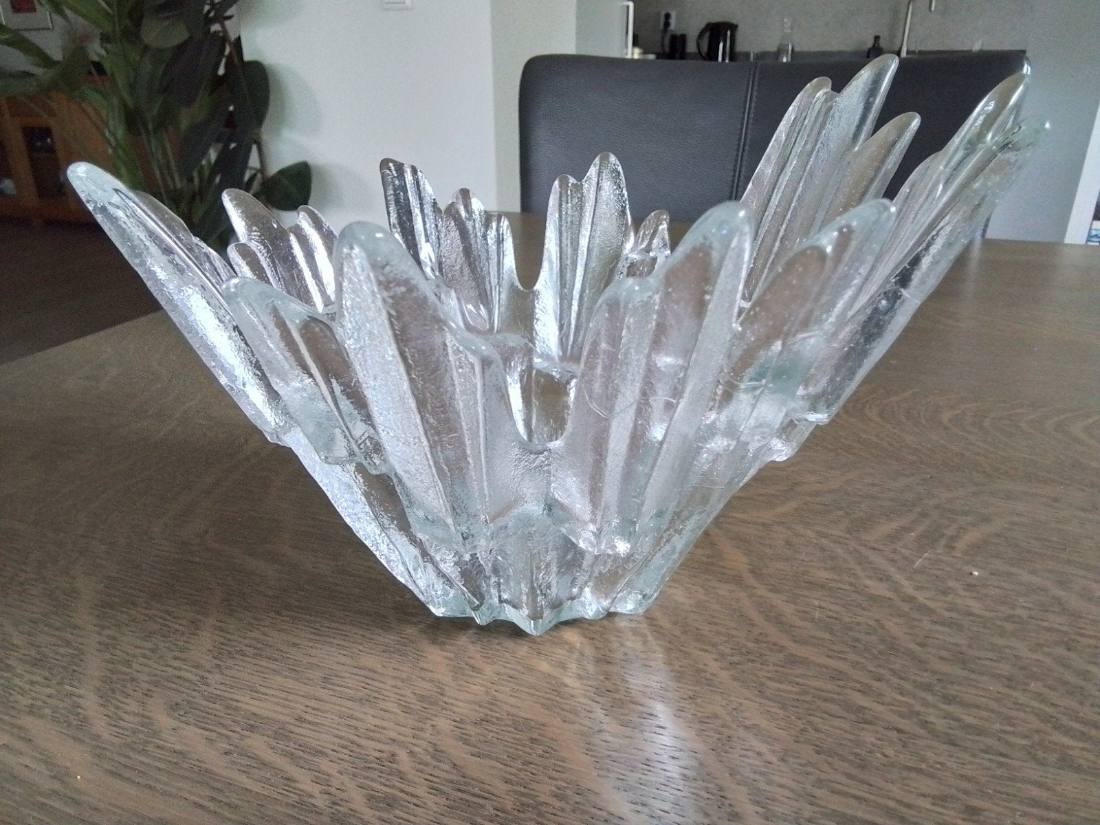 FINSE SCHAAL 'REVONTULET' NOORDERLICHT  - TAPIO WIRKKALA, Antiek en Kunst, Antiek | Glas en Kristal, Ophalen of Verzenden