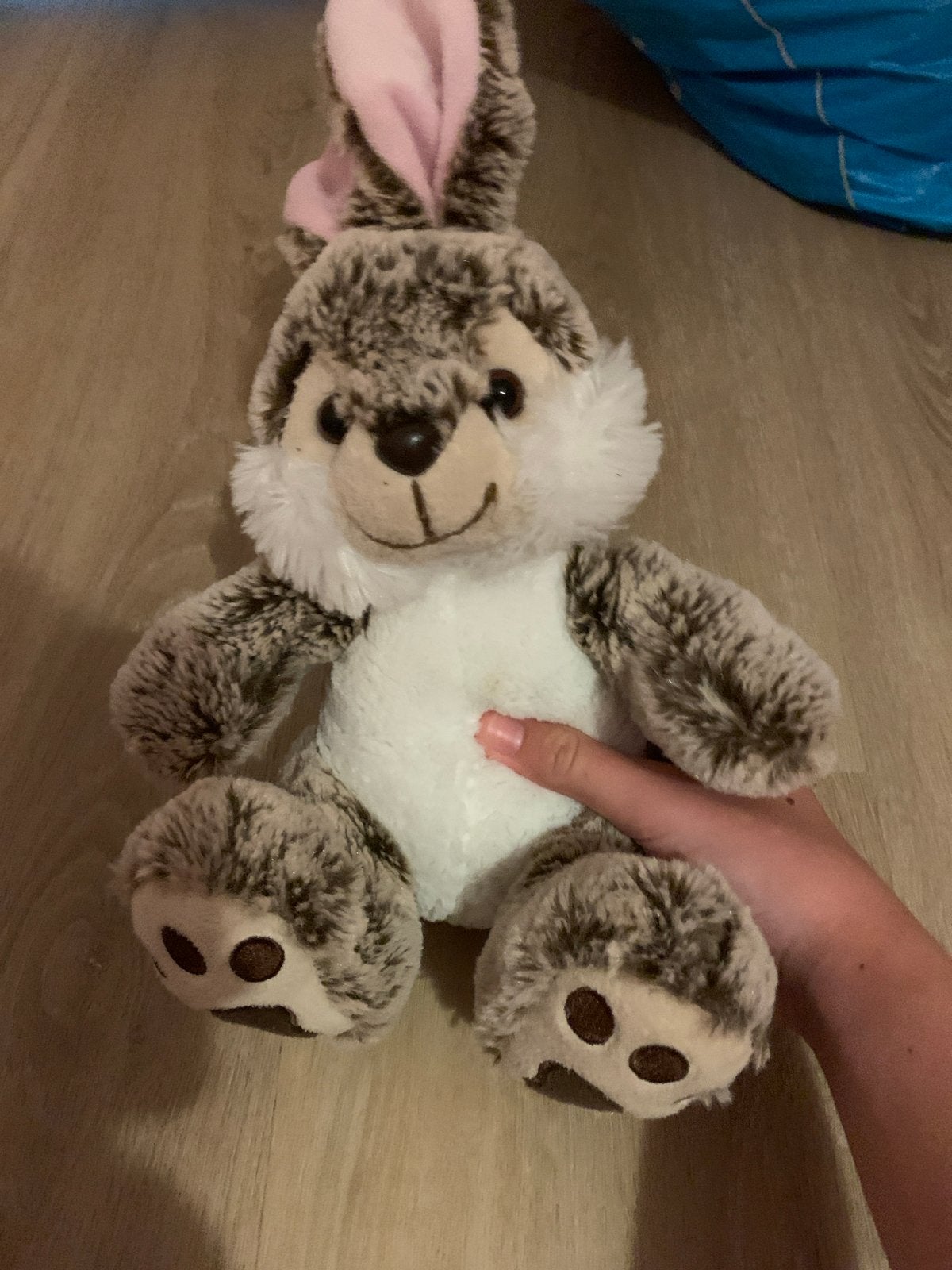 Schattig konijnenknuffel van 35 cm, Gebruikt, Verzenden, Konijn, Middelgroot (20 tot 80 cm)
