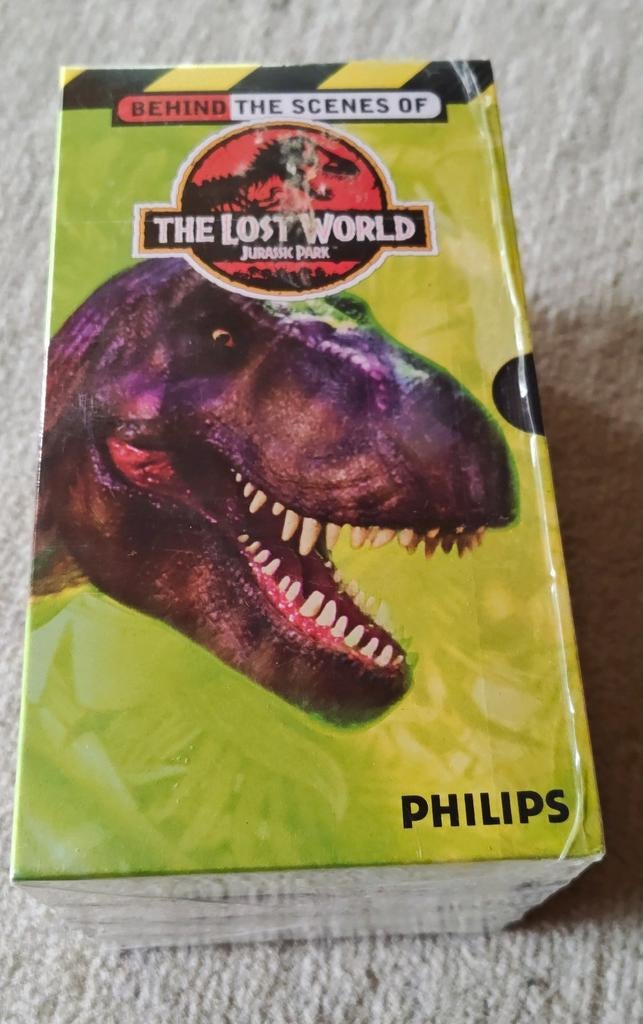 Philips VHS videobanden + The Lost World: Jurassic Park, Ophalen of Verzenden, Nieuw in verpakking, Actie en Avontuur