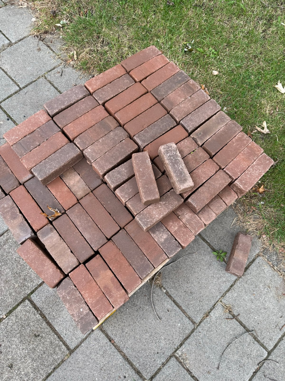 Klinkers - Ongeveer 3.5m2, Tuin en Terras, Gebruikt, Klinkers, Ophalen of Verzenden, Minder dan 5 m²