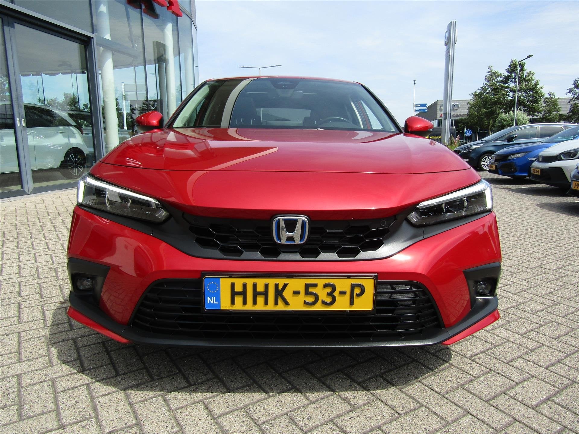 Honda Civic 2.0 HYBRID 184PK eCVT Advance, LEDERBOSE,TREKHAA, Auto's, Honda, Dealer onderhouden, Gebruikt, Bedrijf, 1433 kg
