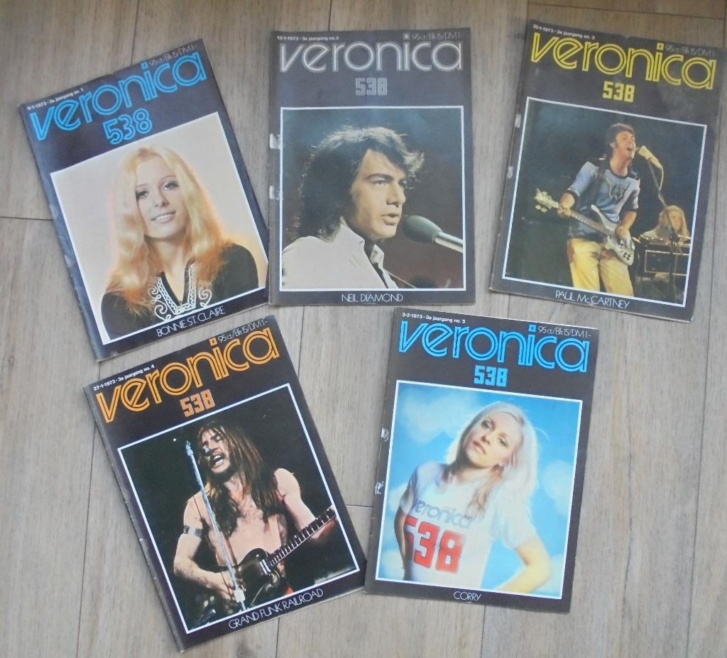 VERONICA BLAADJES jaargang 3 ( nrs 1 tem 5), Ophalen of Verzenden, Zo goed als nieuw, Tv, Overige typen