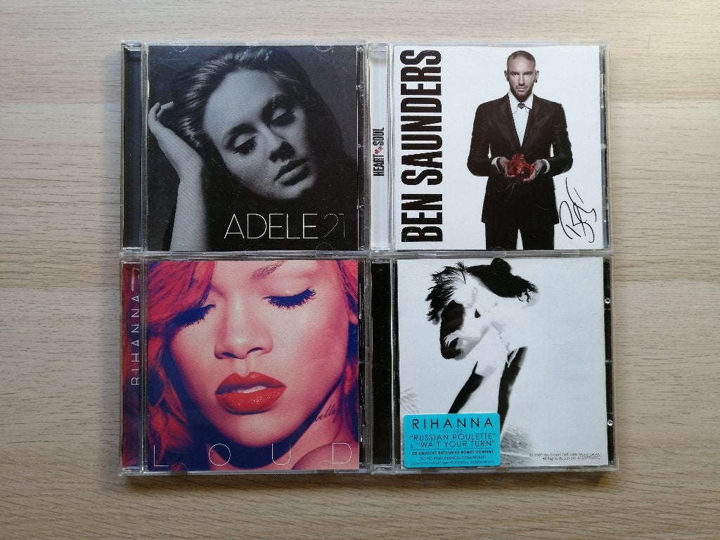 CD - Rihanna / Adele / Ben Saunders - Set van 4, Zo goed als nieuw, Album, Verzenden, Pop