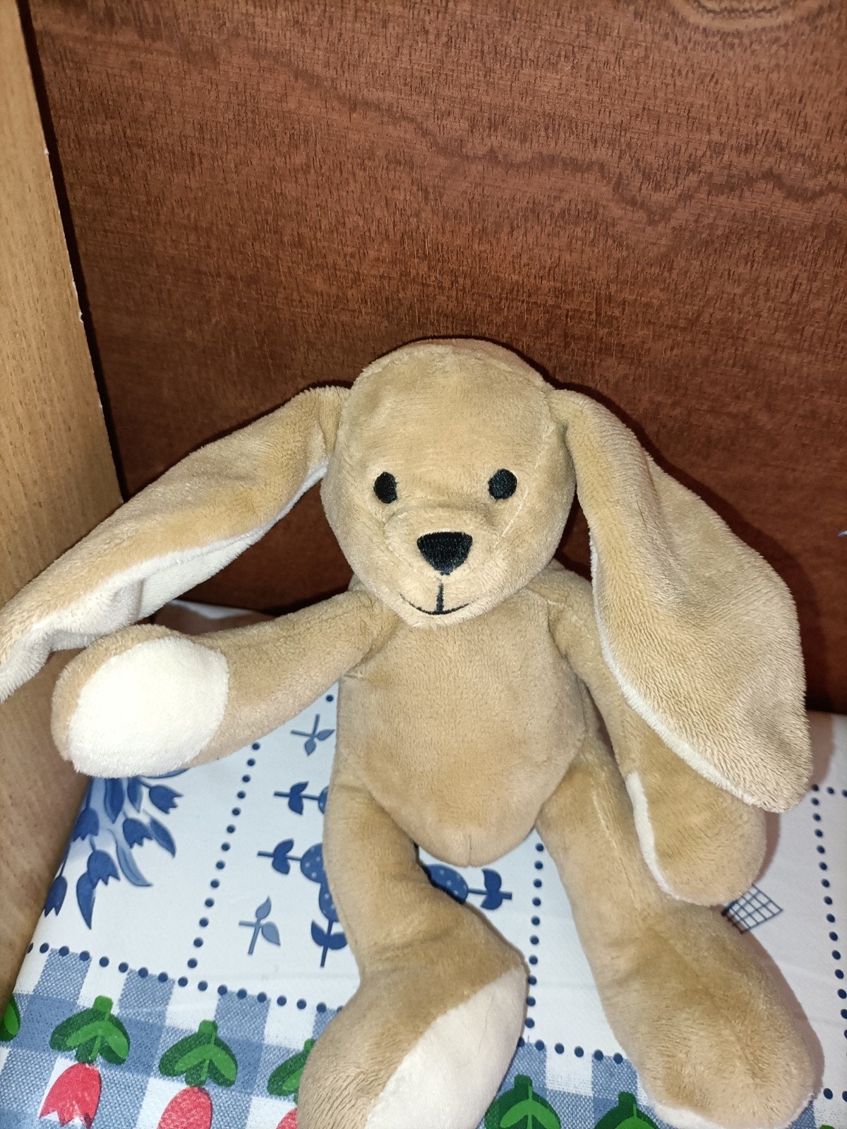 Hema konijn knuffeltje licht bruin 18 cm groot, Ophalen of Verzenden, Zo goed als nieuw, Konijn