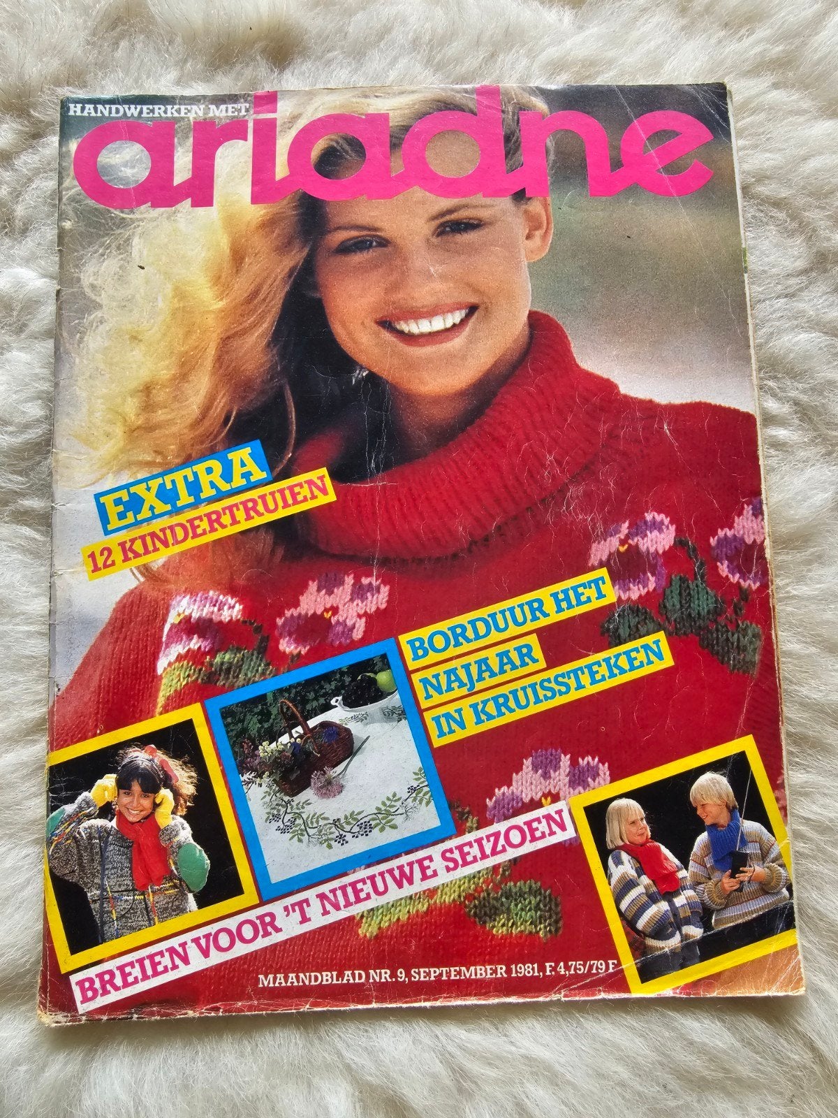 Vintage handwerk tijdschrift Ariadne Nr 9. 1981, Ophalen of Verzenden, Gelezen, Damesbladen