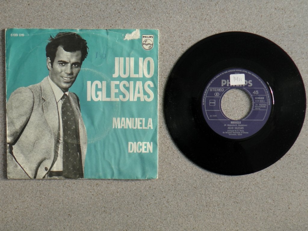 Julio Iglesias - Manuela VINYL SINGLE, Gebruikt, 7 inch, Single, 1970 - 1979