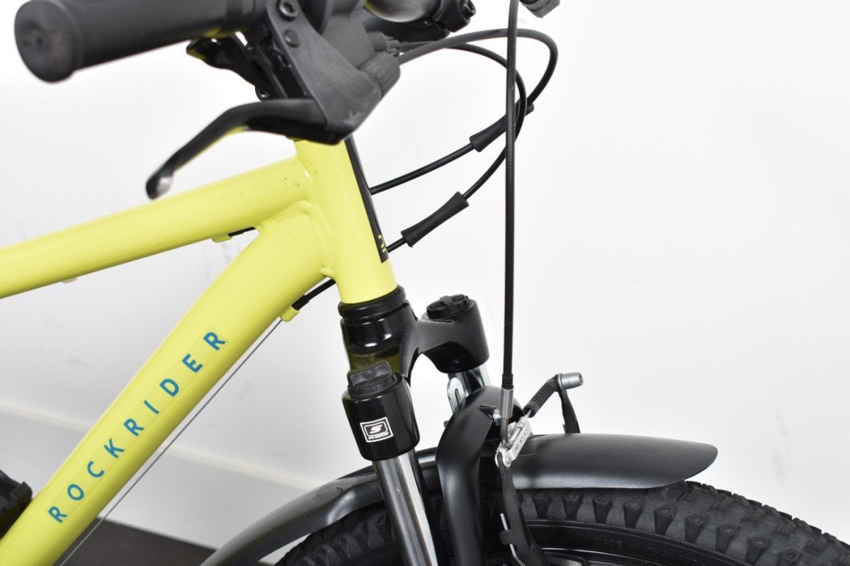 Rockrider MTB 24 inch Jongens Geel, Ophalen, -, -, Versnellingen