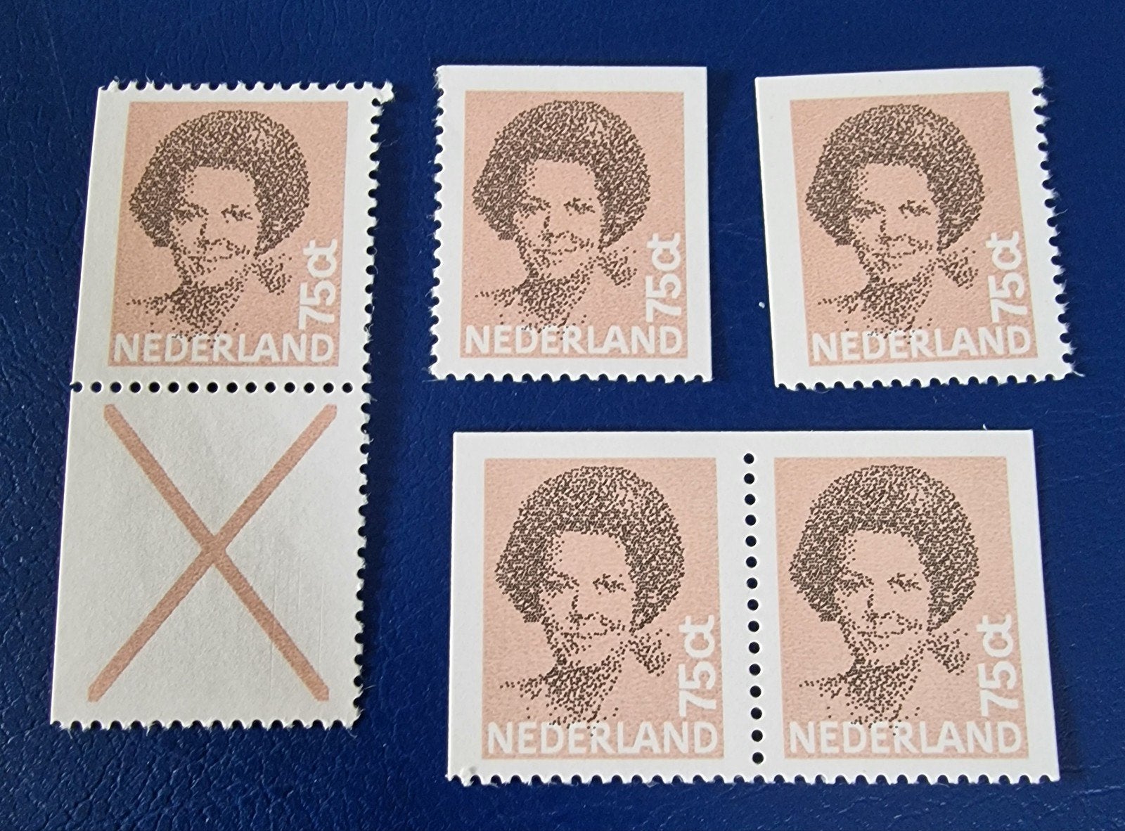 kv501 Nederlandse postzegels Juliana 75ct - 5 stuks, Postzegels en Munten, Ophalen of Verzenden, Na 1940, Postfris