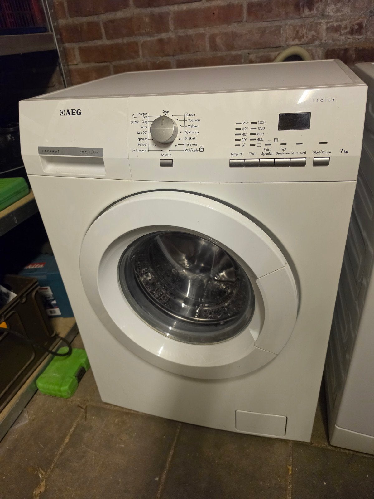 AEG Lavamat Exklusiv Protex 7kg Wasmachine, Ophalen, Gebruikt, Wolwasprogramma, Voorlader