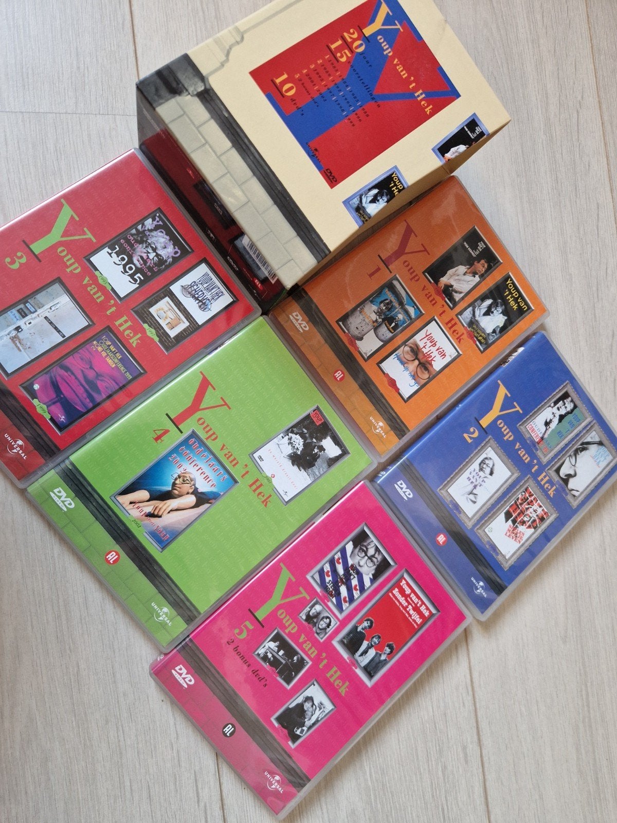youp van 't hek dvd collectie 10 dvd's boxset 15 shows show, Alle leeftijden, Ophalen of Verzenden, Gebruikt, Stand-up of Theatershow