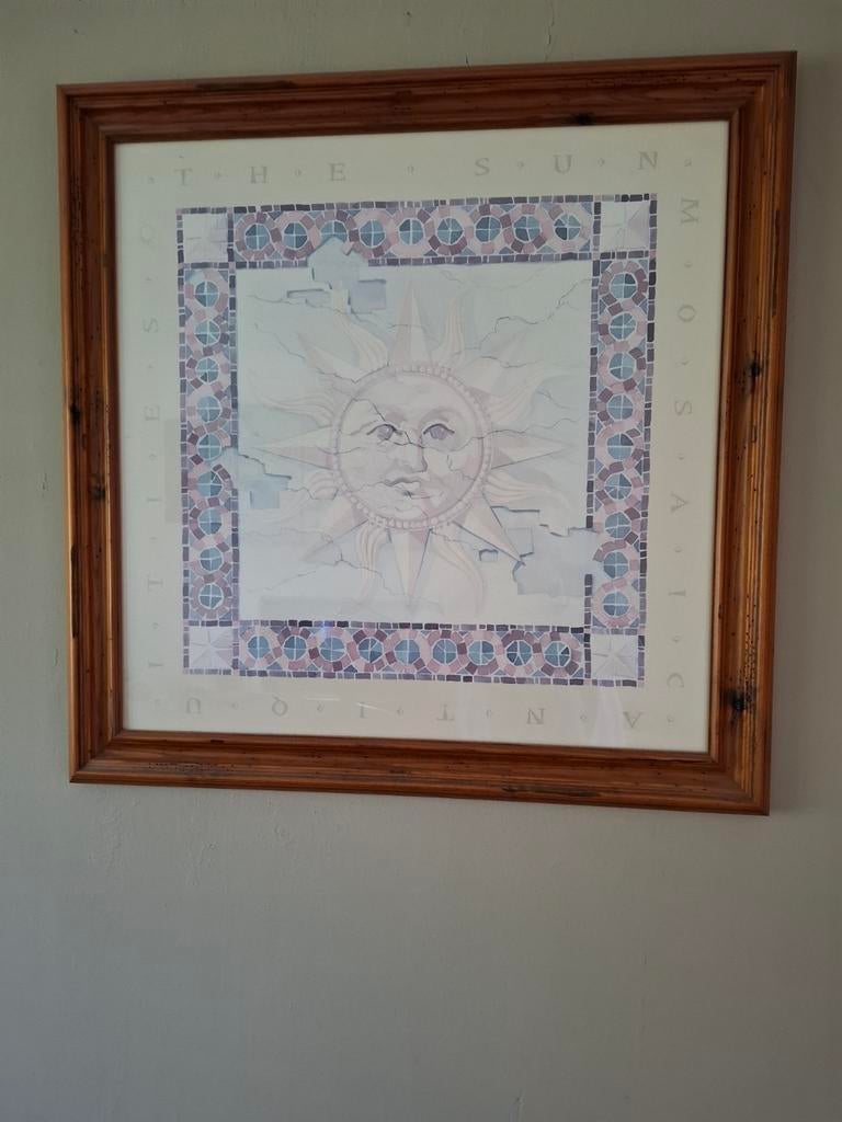 Schilderij, Ophalen, Zo goed als nieuw, Hout, Minder dan 50 cm