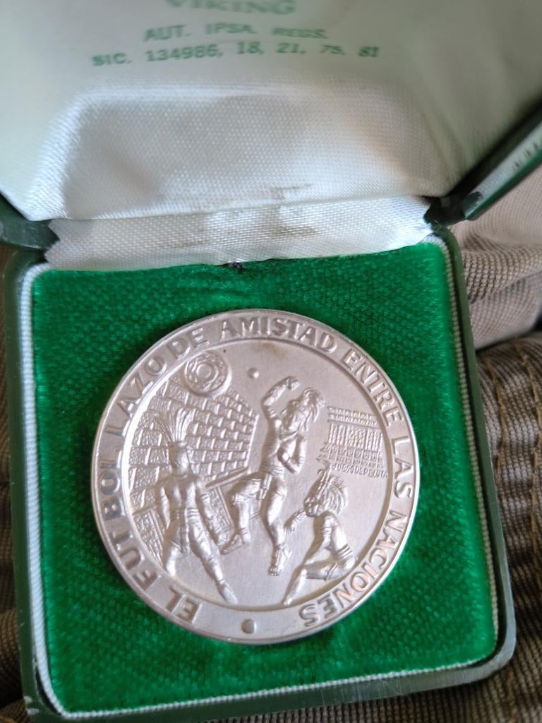Zilveren munt 1970 Mexico 48 grams, Ophalen of Verzenden, Midden-Amerika, Zilver
