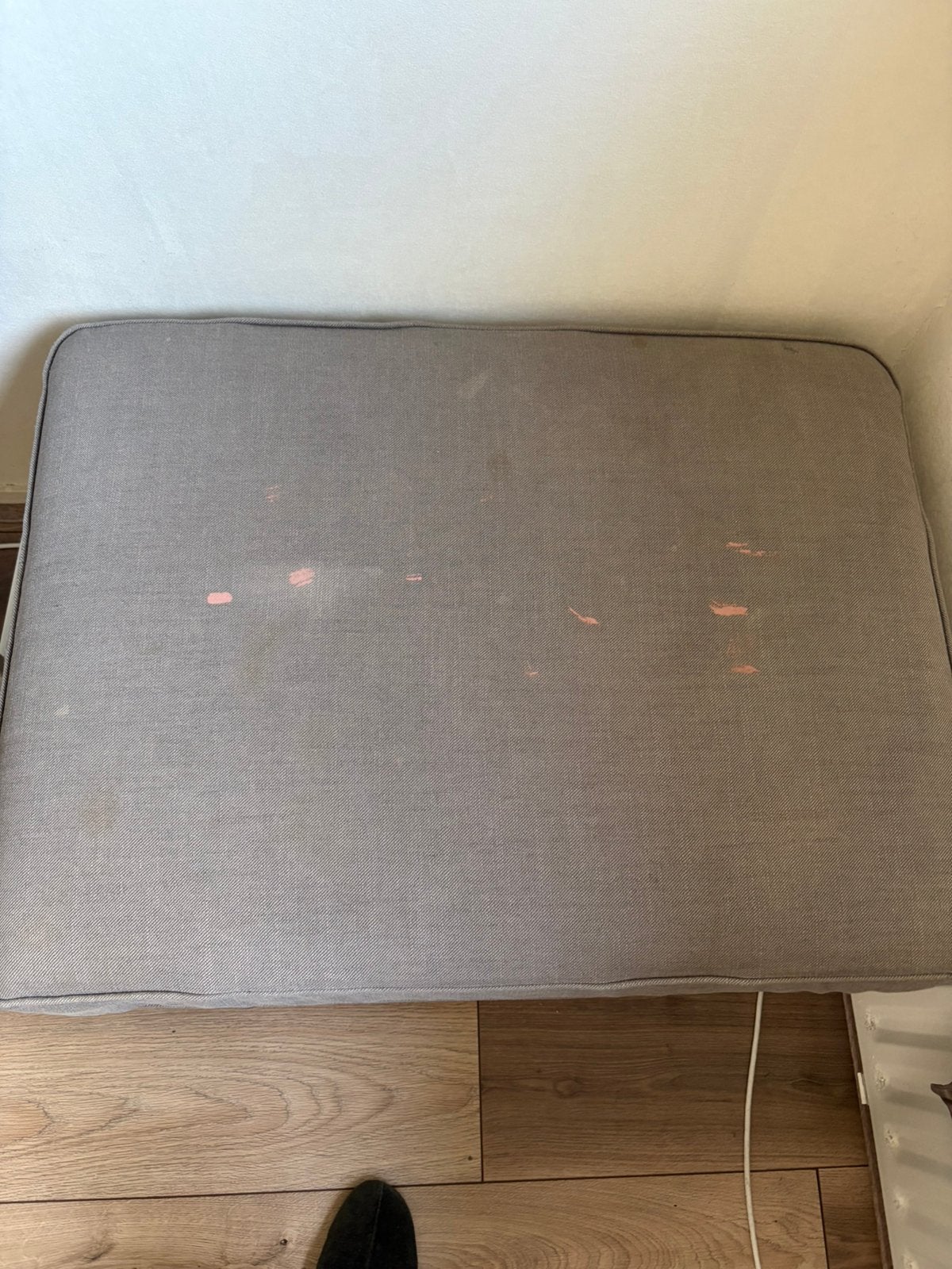 Voetenbank/ hocker, Ophalen, Gebruikt, Rechthoekig, 75 tot 100 cm