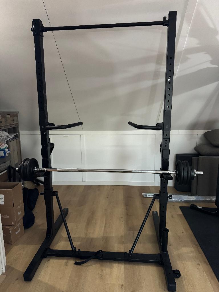 Squat/pull up rack, Ophalen, Benen, Krachtstation, Zo goed als nieuw