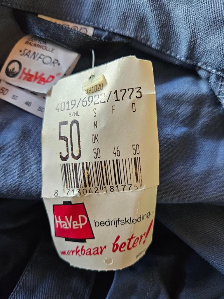 Nieuwe HaveP werkjas maat 50, Ophalen of Verzenden, Nieuw, Broek