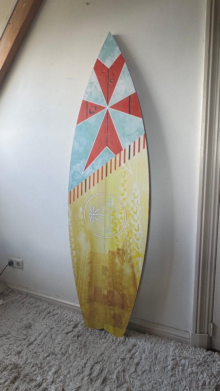 Surfboard decoratie Malta Beach Club, Ophalen, Gebruikt