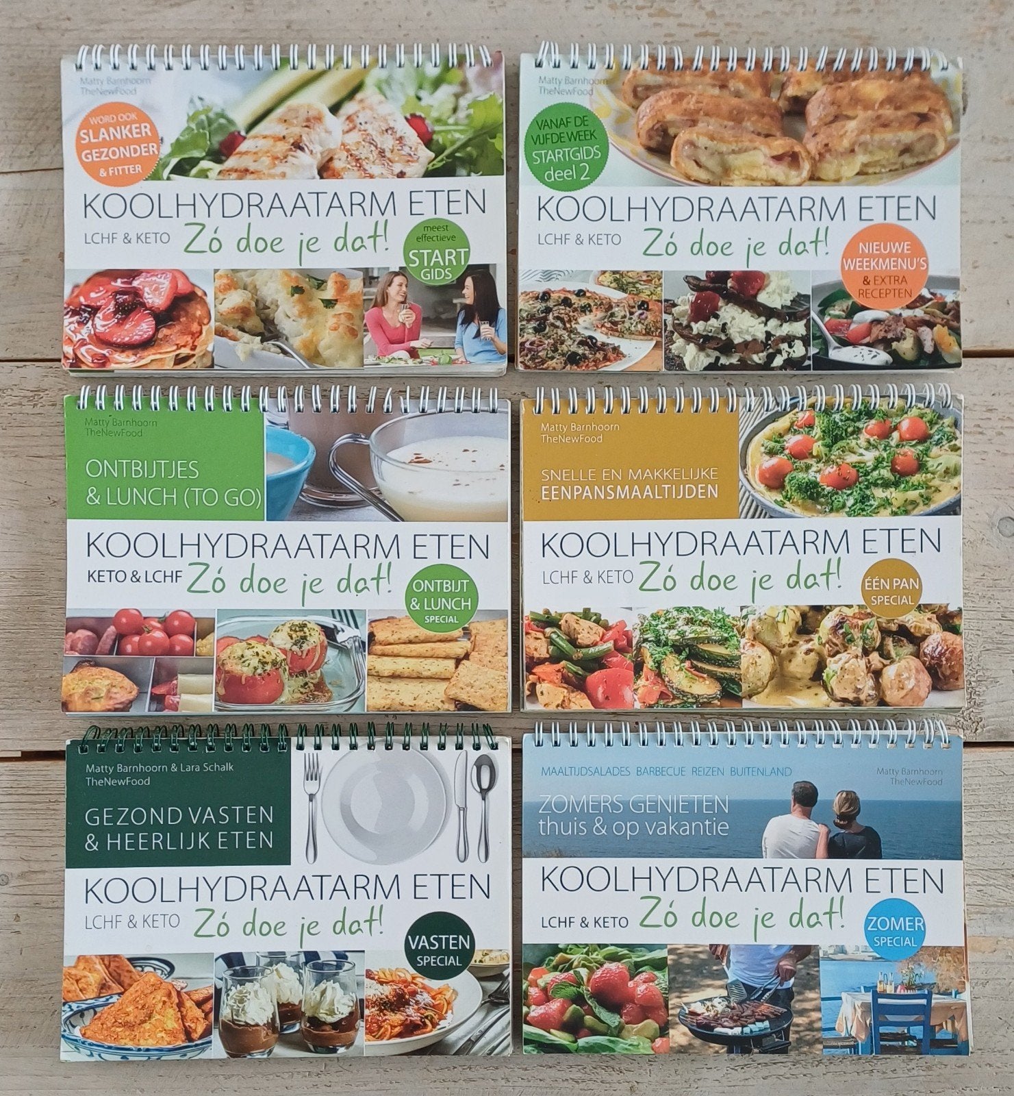 Matty Barnhoorn bundel - 6 stuks, Boeken, Ophalen of Verzenden, Gelezen, Matty Barnhoorn, Gezond koken