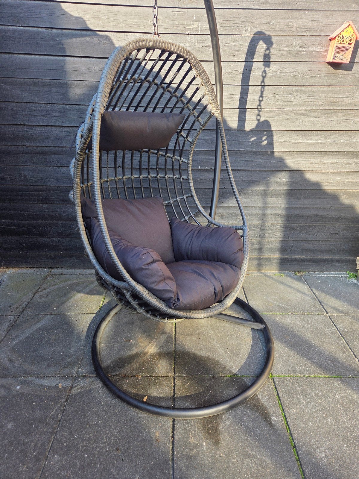Hangstoel Sturdy Zwart, Ophalen, Gebruikt, Zwart, Metaal